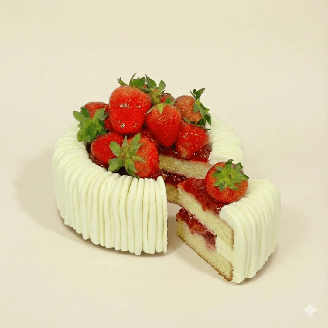 Strawberry Vanilla Cake