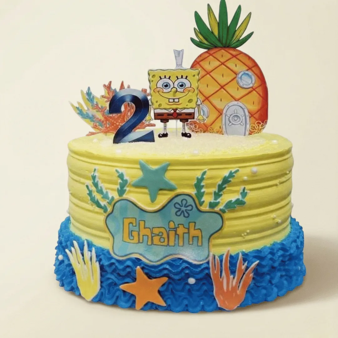 Custom Character Cake Spongebob
